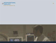 Tablet Screenshot of interventionalurology.com